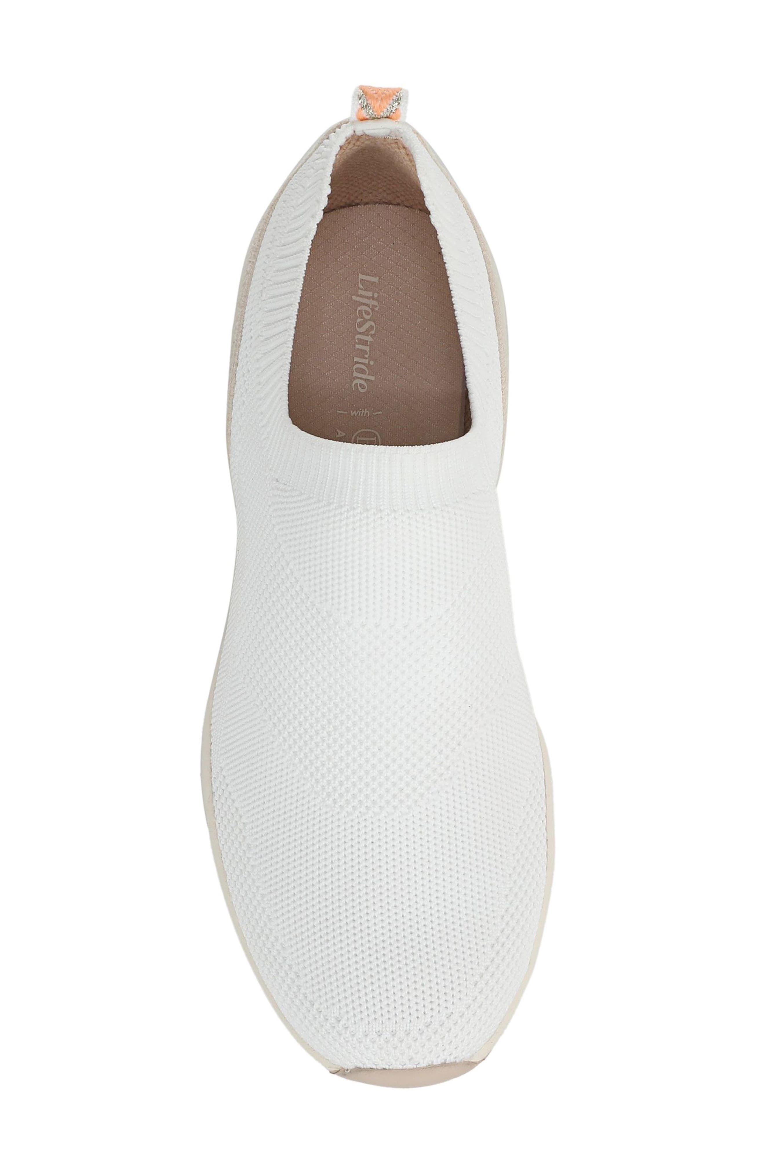 Upbeat Slip-On Sneaker, Alternate, color, WHITE