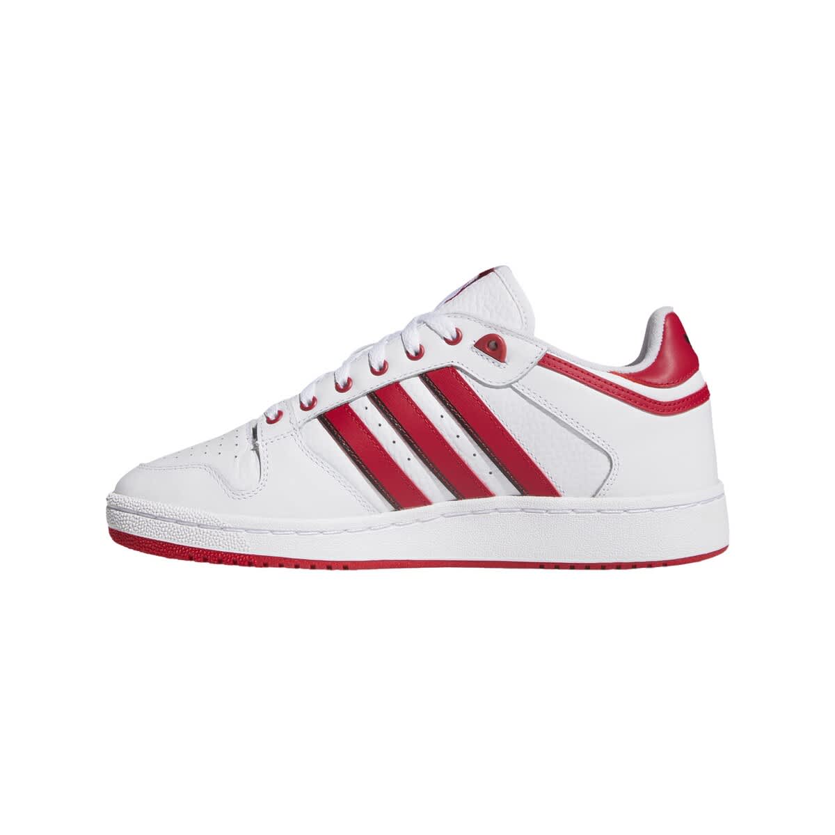 adidas Unisex adidas White/Crimson Indiana Hoosiers Centennial 85 Low Basketball Shoes, Alternate, color, White