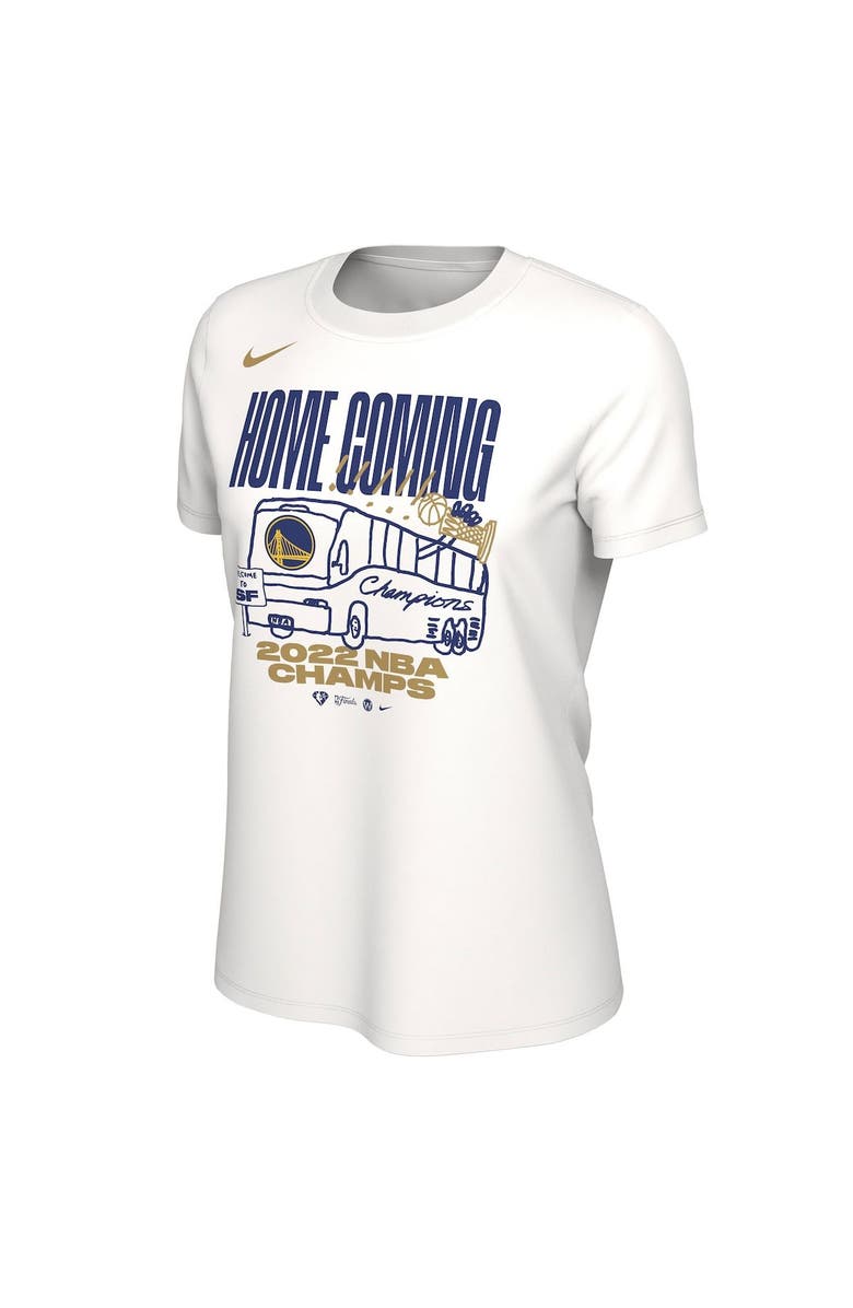 Nike Women's Nike White Golden State Warriors 2022 NBA Finals Champions Celebration Parade T-Shirt, Alternate, color, 