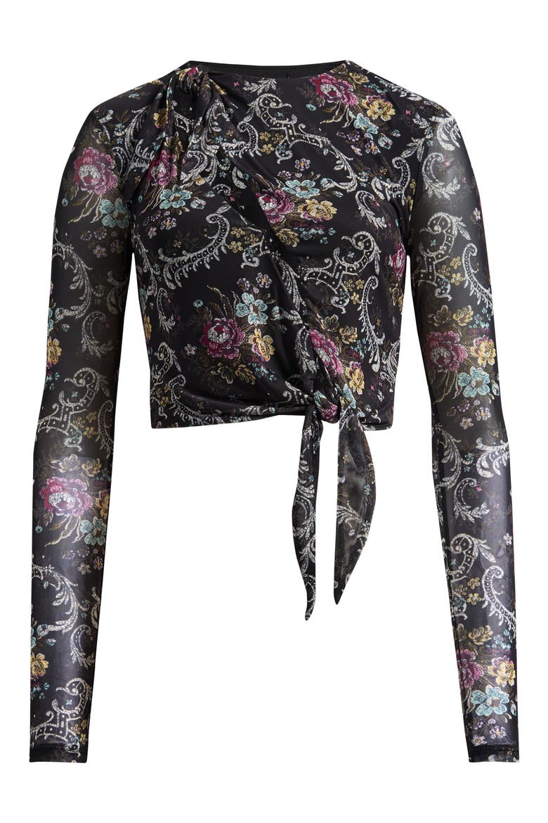 Chaya Floral Asymmetric Cutout Top, Alternate, color, ORNATE FLORAL
