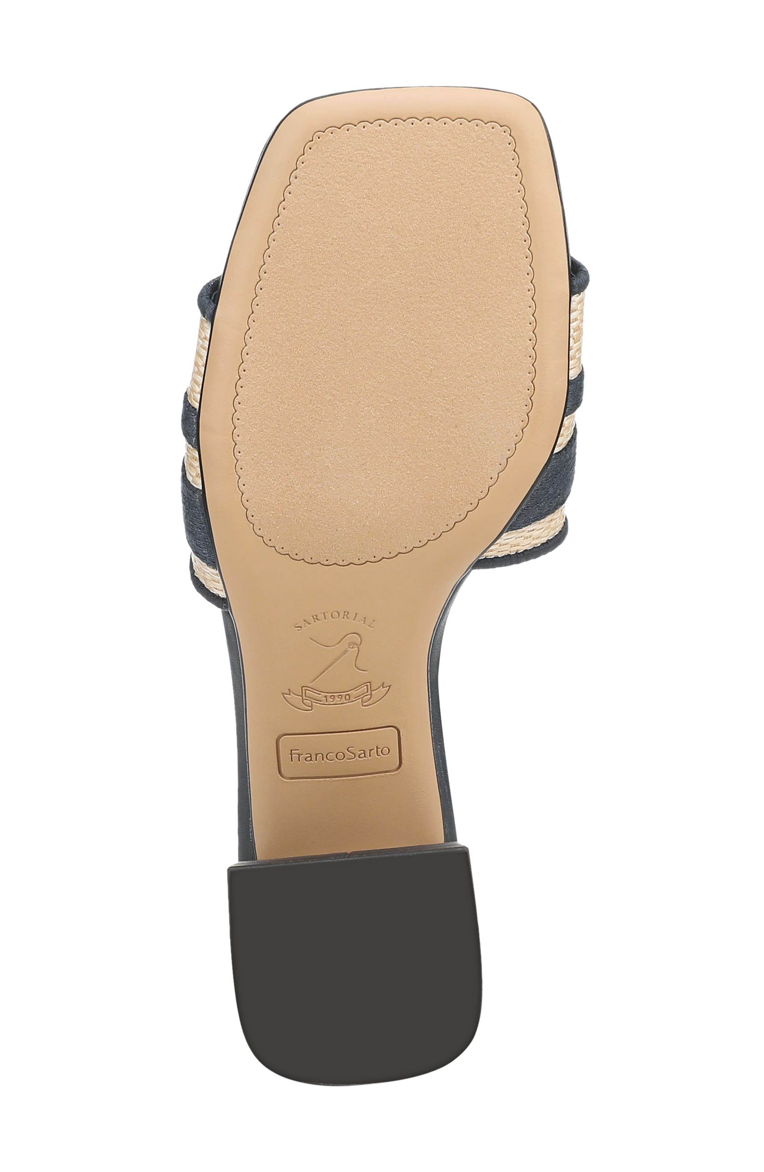 Franco Sarto Kaori Sandal, Alternate, color, Blue Multi Raffia