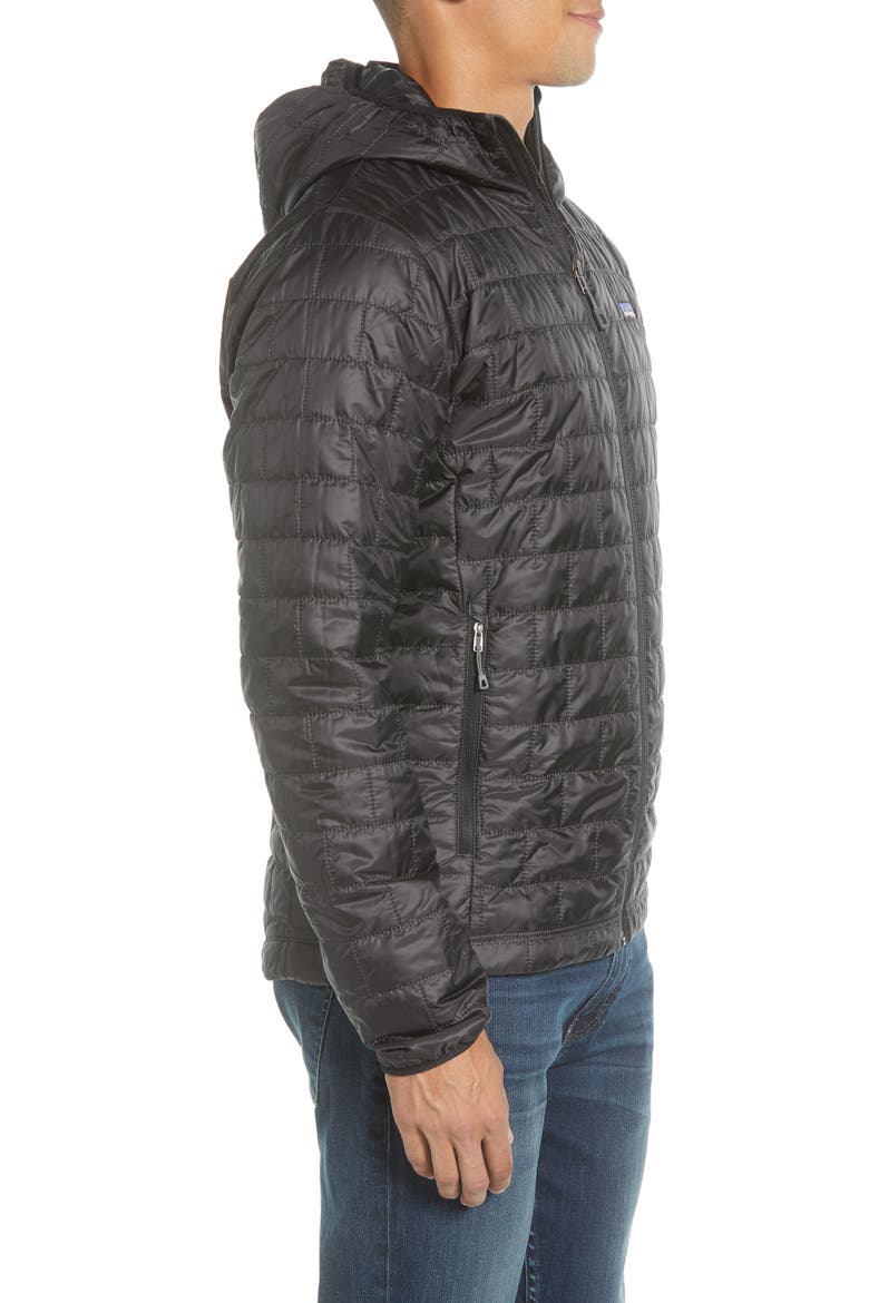 Nano Puff® Hooded Jacket, Alternate, color, BLACK