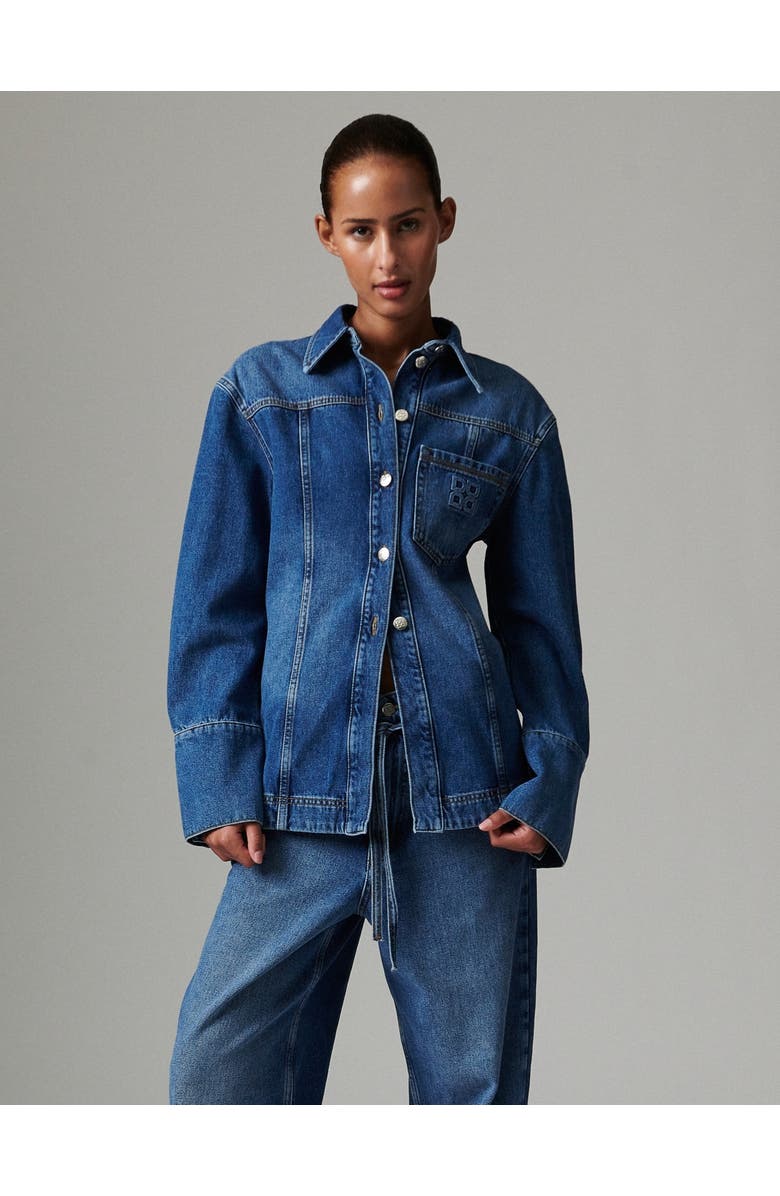 DAY Birger et Mikkelsen Ludmilla Medium Wash Denim Jacket, Main, color, Medium Blue