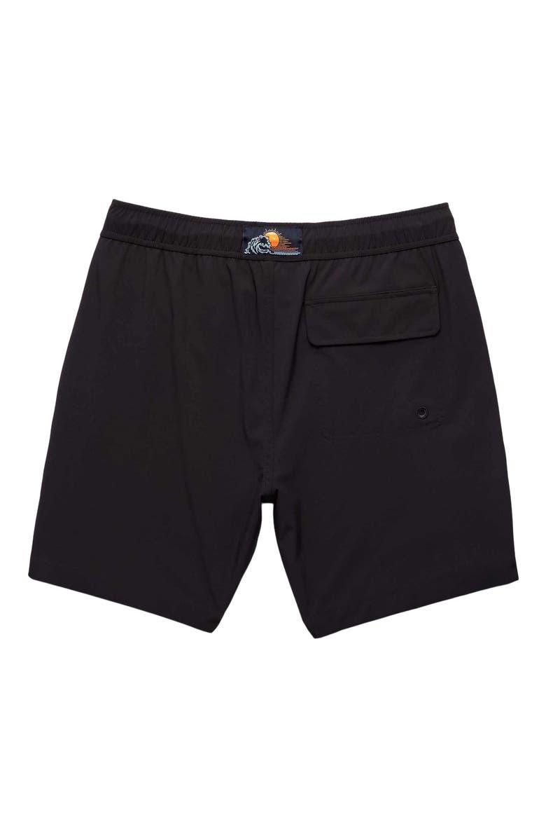 Surfside Supply Co. Jimmy 6.5" Retro Volley, Alternate, color, Black