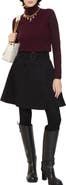 Burberry Gabardine Trench Mini Skirt