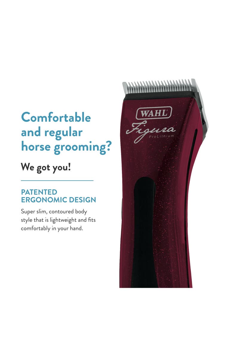 Figura Equine Cordless Clipper Kit, Alternate, color, Metallic Red