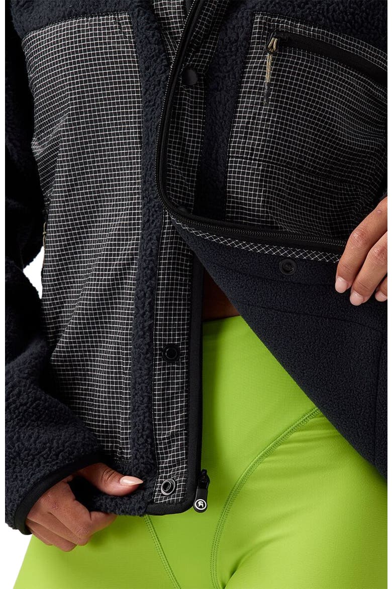 Wander Pile-Fleece Jacket - Women's, Alternate, color, Black
