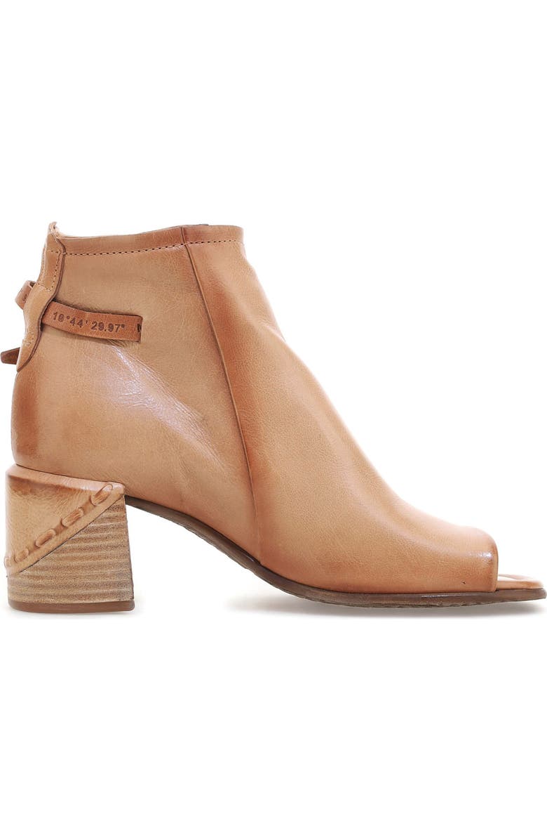 A.S.98 Maxwell Open Toe Bootie, Alternate, color, Sand