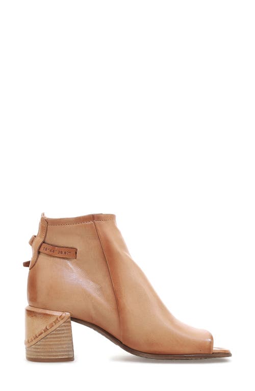 As98 A.s.98 Maxwell Open Toe Bootie In Sand