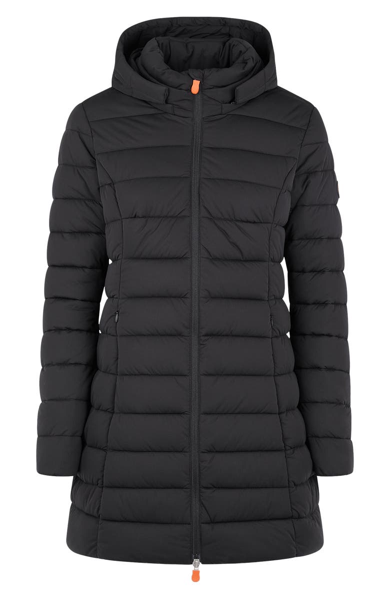 Save The Duck Seal Stretch Water Resistant Quilted Coat, Alternate, color,