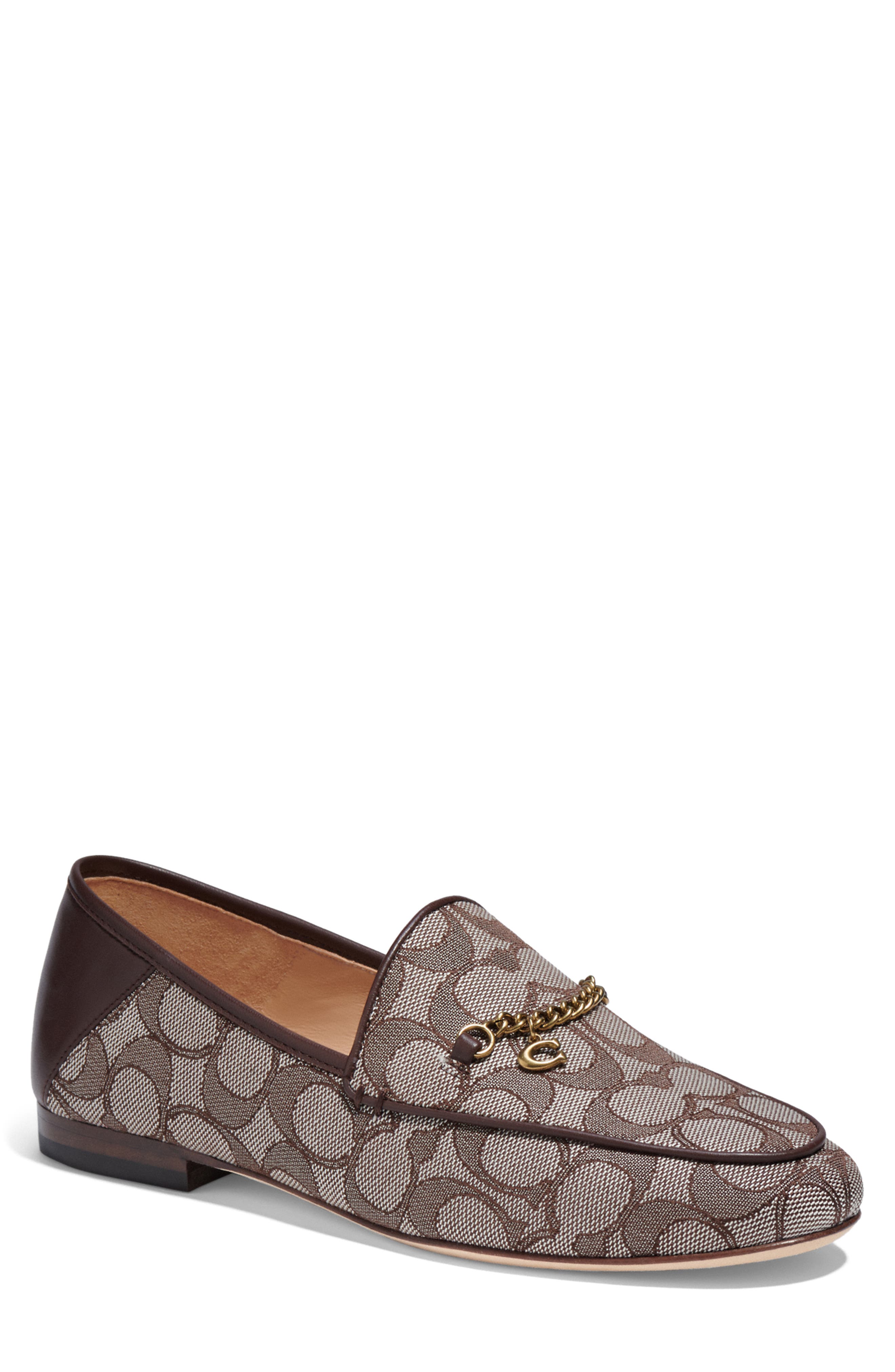 COACH Hanna Signature Jacquard Loafer, Main, color, 