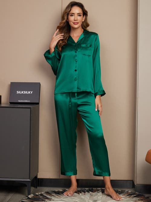 Silksilky Pajamas In Green