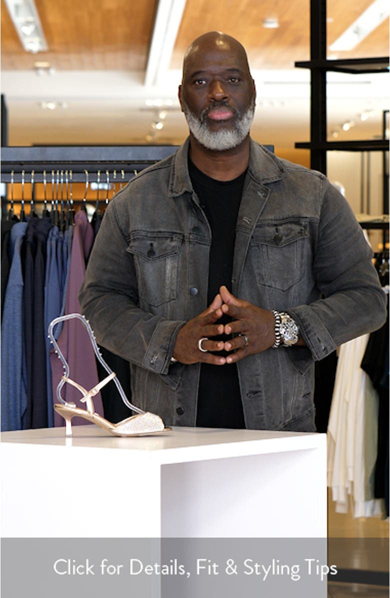 Jrave Ankle Strap Peep Toe Sandal, sales video thumbnail