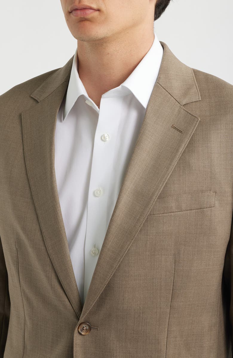 Bonobos Jetsetter Standard Fit Tan Mélange Stretch Wool Sport Coat, Alternate, color, Tan
