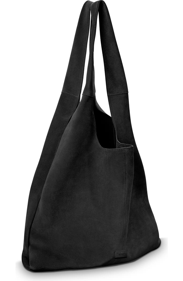 Shinola Market Suede Hobo Bag, Alternate, color,