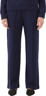 Karen Kane Pintuck Drawstring Wide Leg Sweatpants