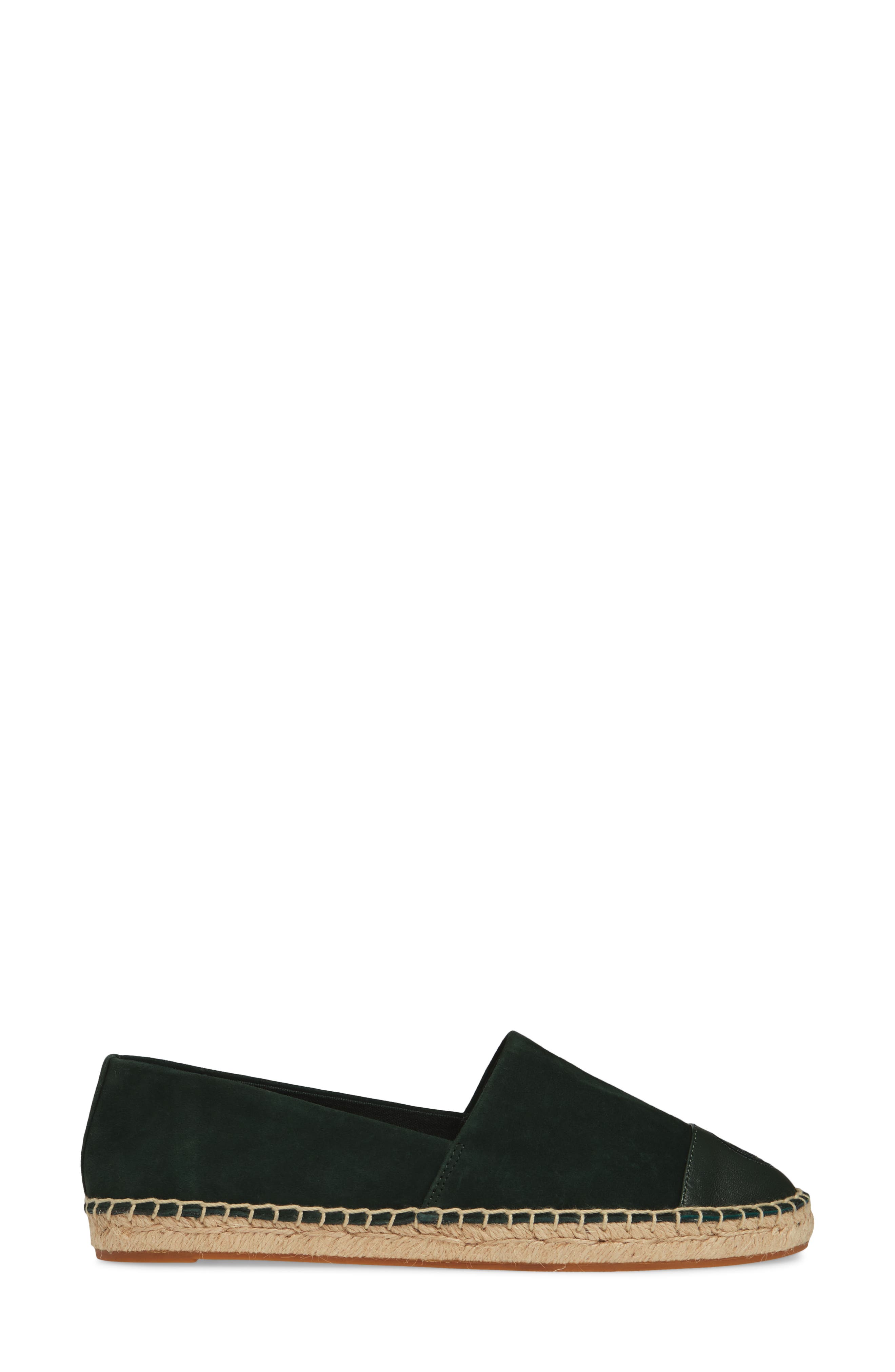 Colorblock Espadrille Flat, Alternate, color, PINE TREE/ PINE TREE