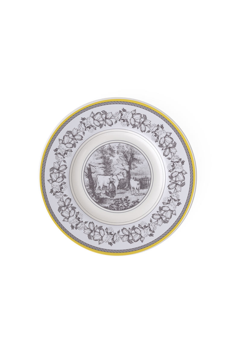 Audun Ferme Appetizer/Dessert Plate, Main, color, White