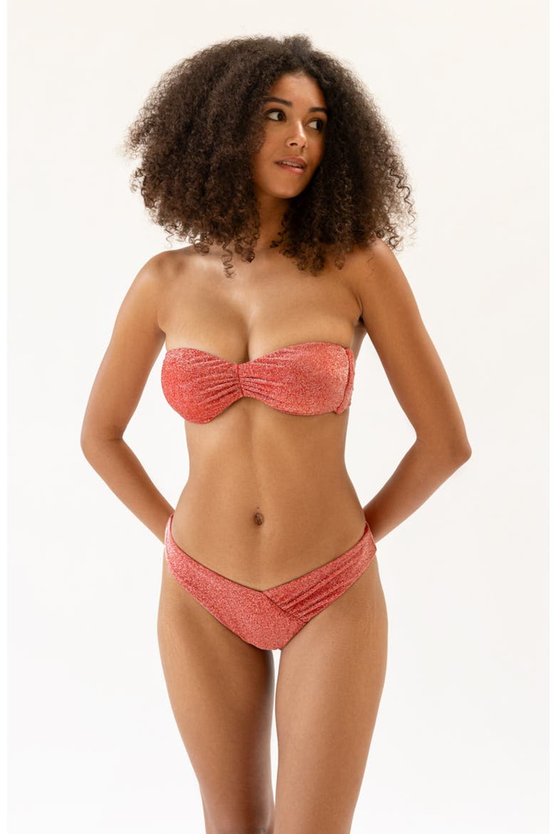 Angel Cheeky Bikini Bottom, Alternate, color, Flame