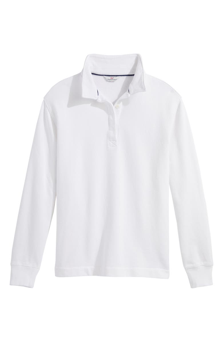 vineyard vines The Cam Cotton Polo Sweatshirt, Alternate, color,