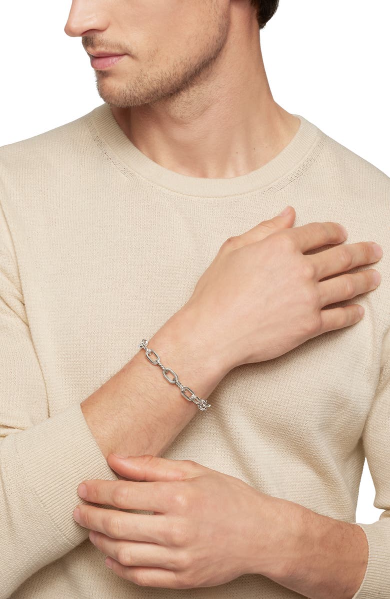 David Yurman Madison<sup>®</sup> 85mm Link Bracelet, Alternate, color, Sterling Silver