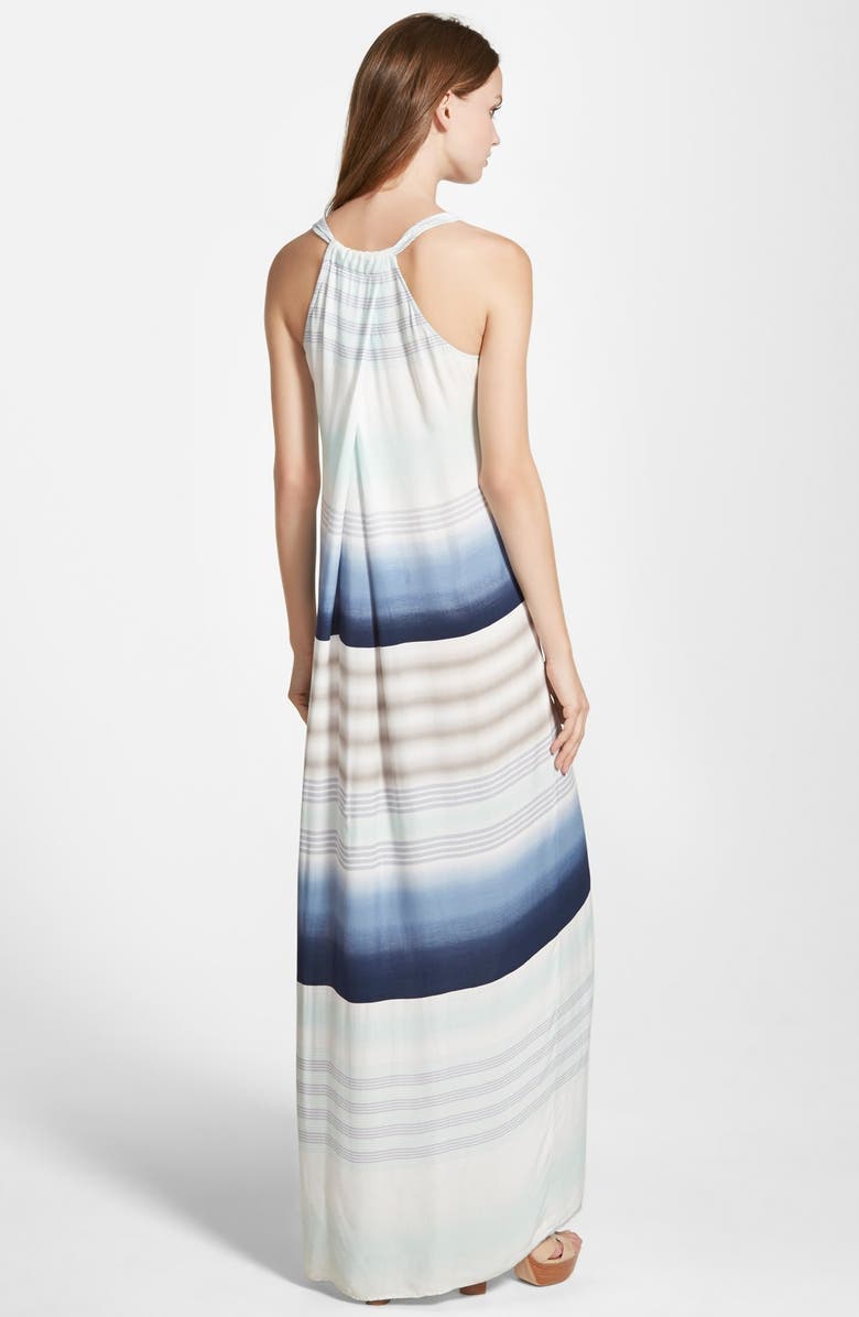 Splendid Tropical Stripe Maxi Dress, Alternate, color, 