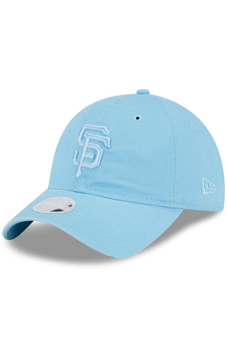 New Era Women's New Era Light Blue San Francisco Giants Doscientos Core Classic 9TWENTY Adjustable Hat, Main, color, 