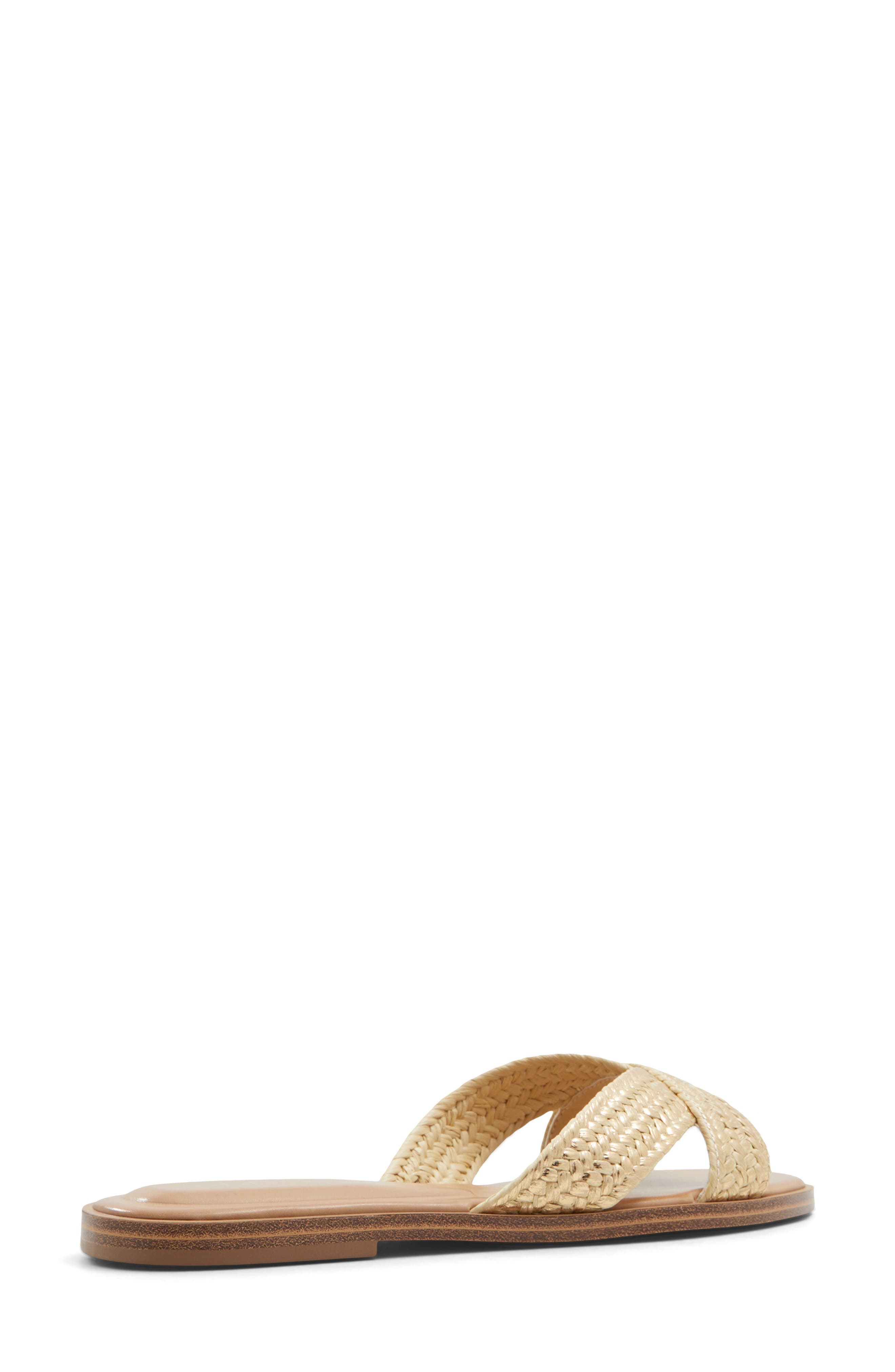 ALDO Caria Slide Sandal, Alternate, color, Gold