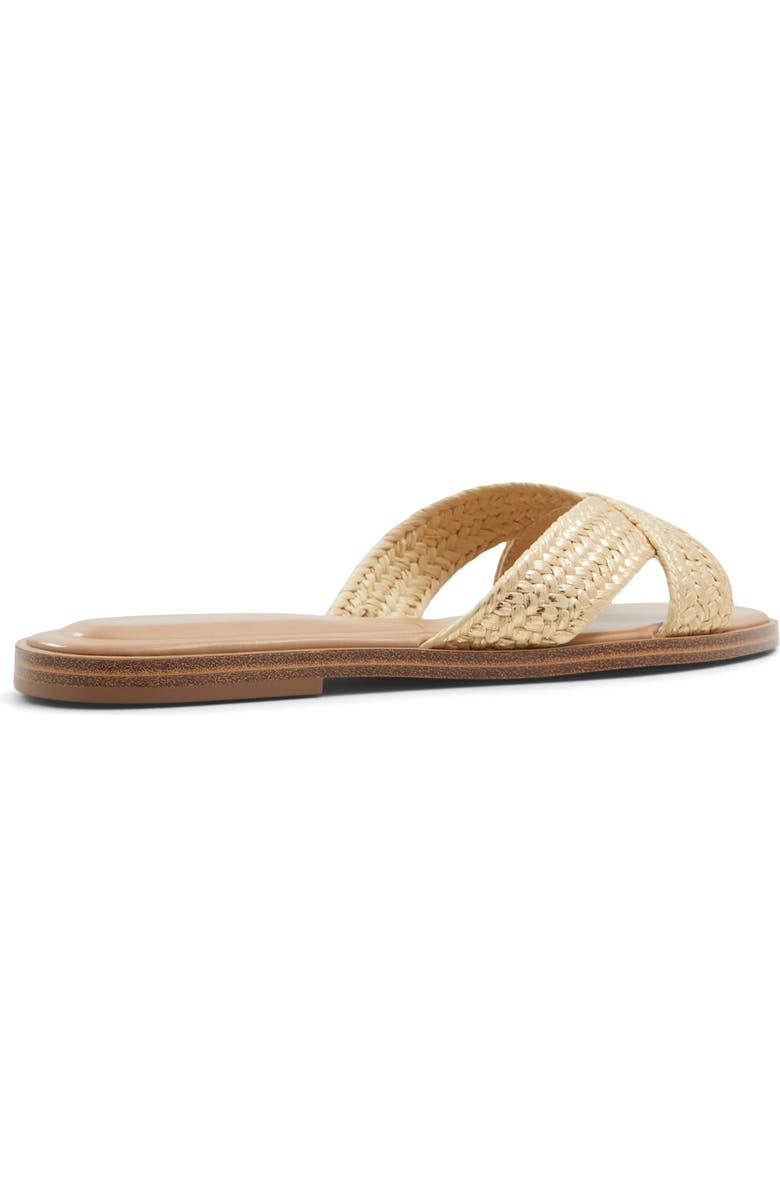 ALDO Caria Slide Sandal, Alternate, color, Gold