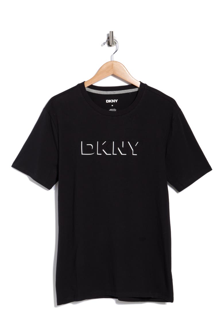 Shadow Embossed Graphic T-Shirt, Alternate, color, BLACK