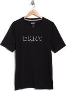 DKNY SPORTSWEAR Shadow Embossed Graphic T-Shirt