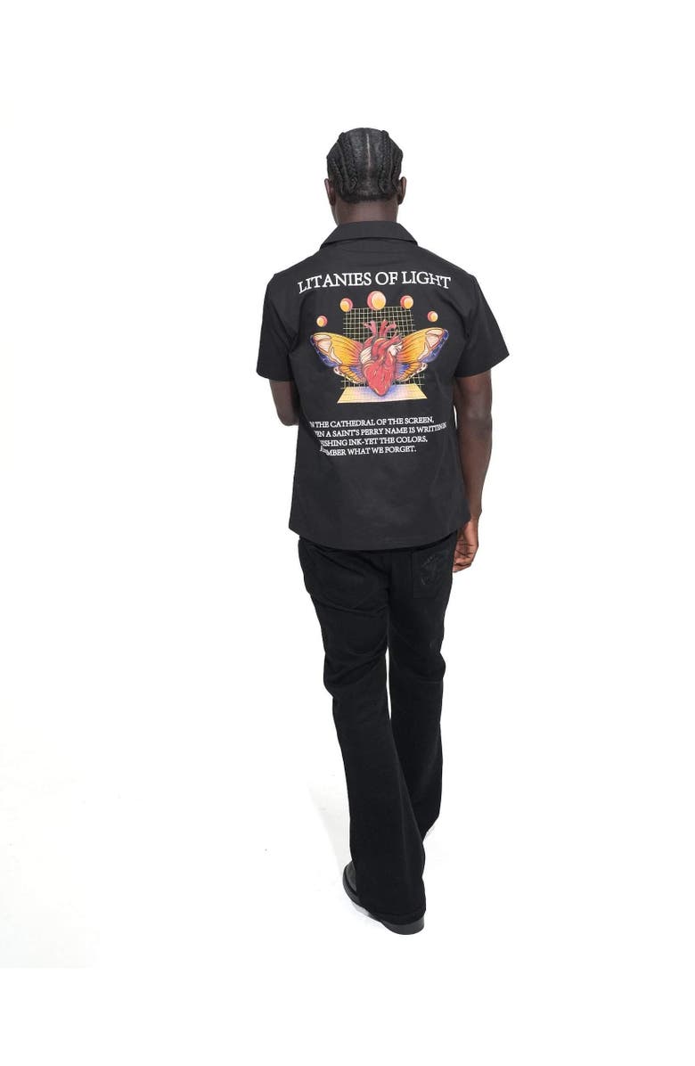 SAINT PERRY Litanies Of Light T-shirt, Alternate, color, Black