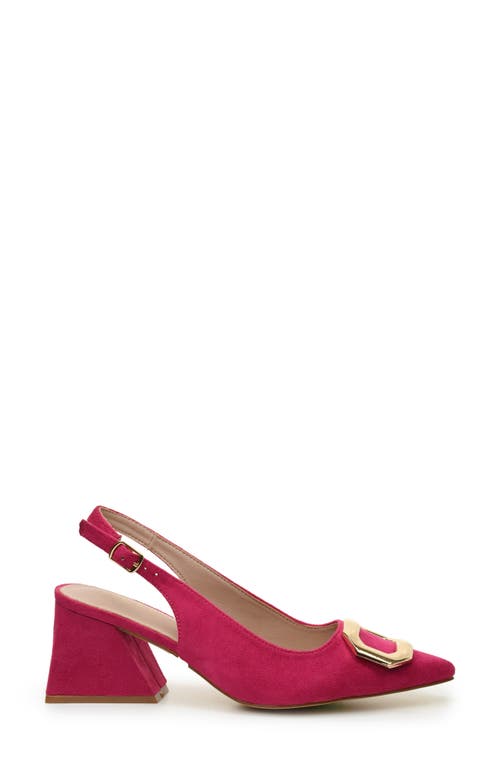 NICOLE MILLER NICOLE MILLER BLOCK HEEL SLINGBACK PUMP