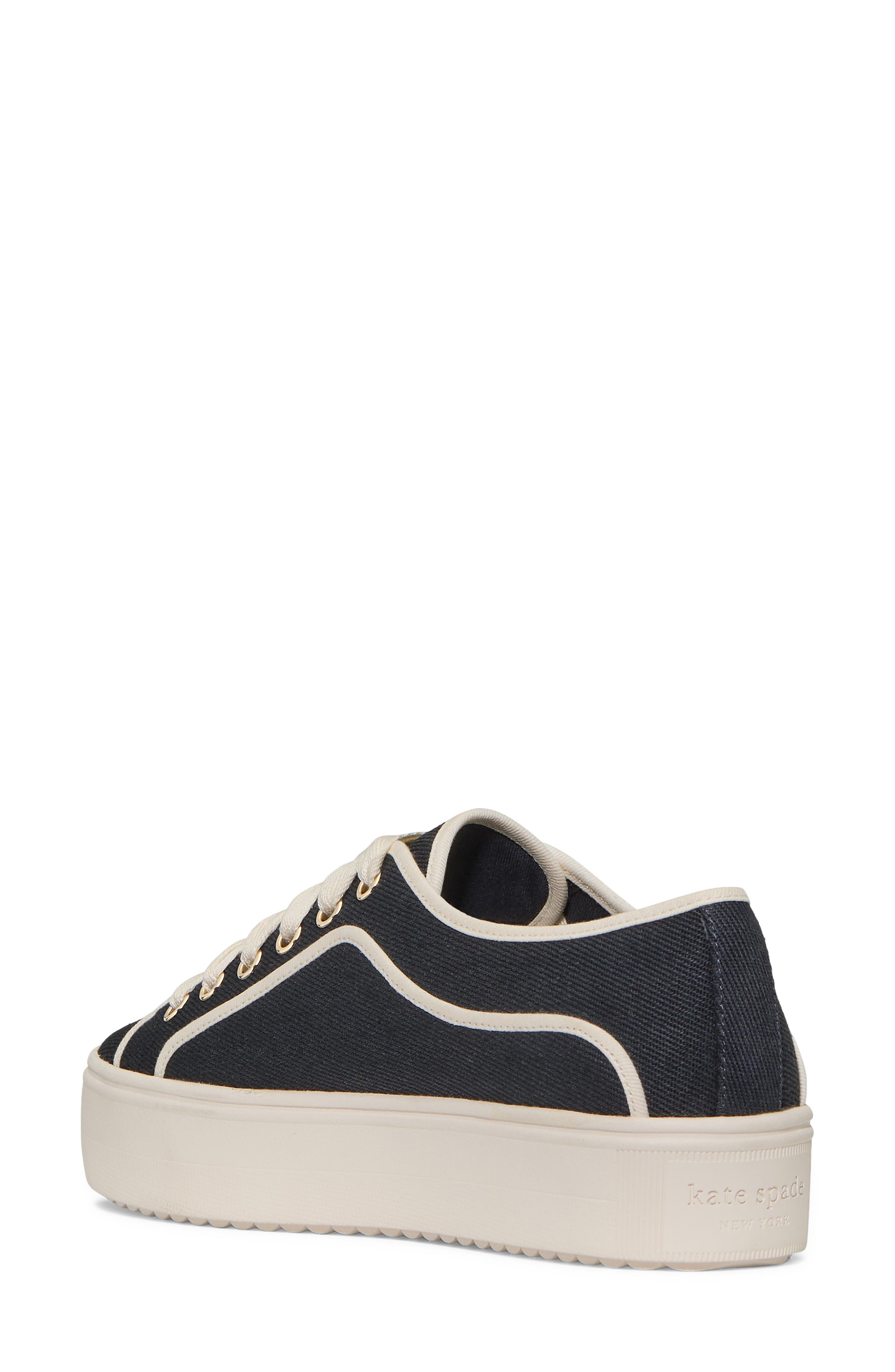sam crystal embellished platform sneaker - image 4