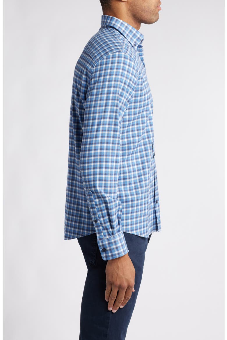 Tally Hangin' Out Performance Button-Down Shirt, Alternate, color, VICTORY