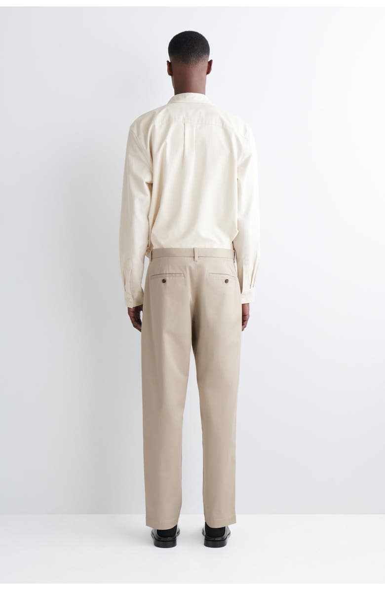COS Cotton Slim-Fit Straight-Leg Chinos, Alternate, color, Beige