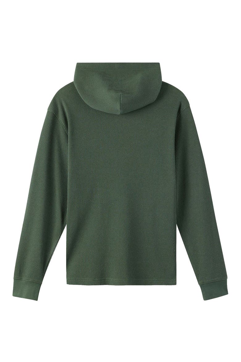 Kids' Overland Thermal Pullover Hoodie, Alternate, color, HUNTER GREEN