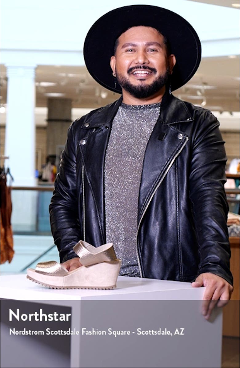 Fama Platform Wedge Sandal, sales video thumbnail