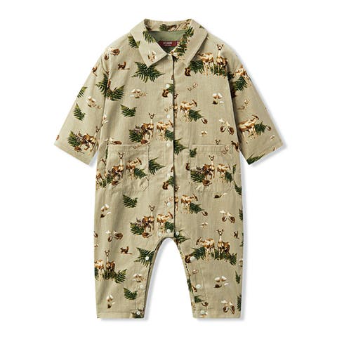 Organic Corduroy Cotton Snap Jumper (Baby)