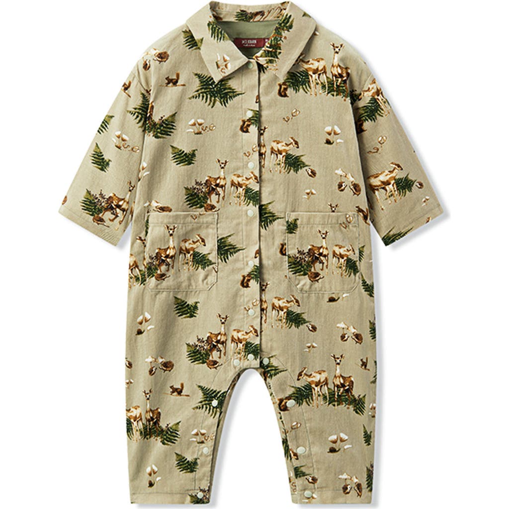 Milkbarn Organic Corduroy Cotton Snap Jumper