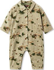 Milkbarn Organic Corduroy Cotton Snap Jumper