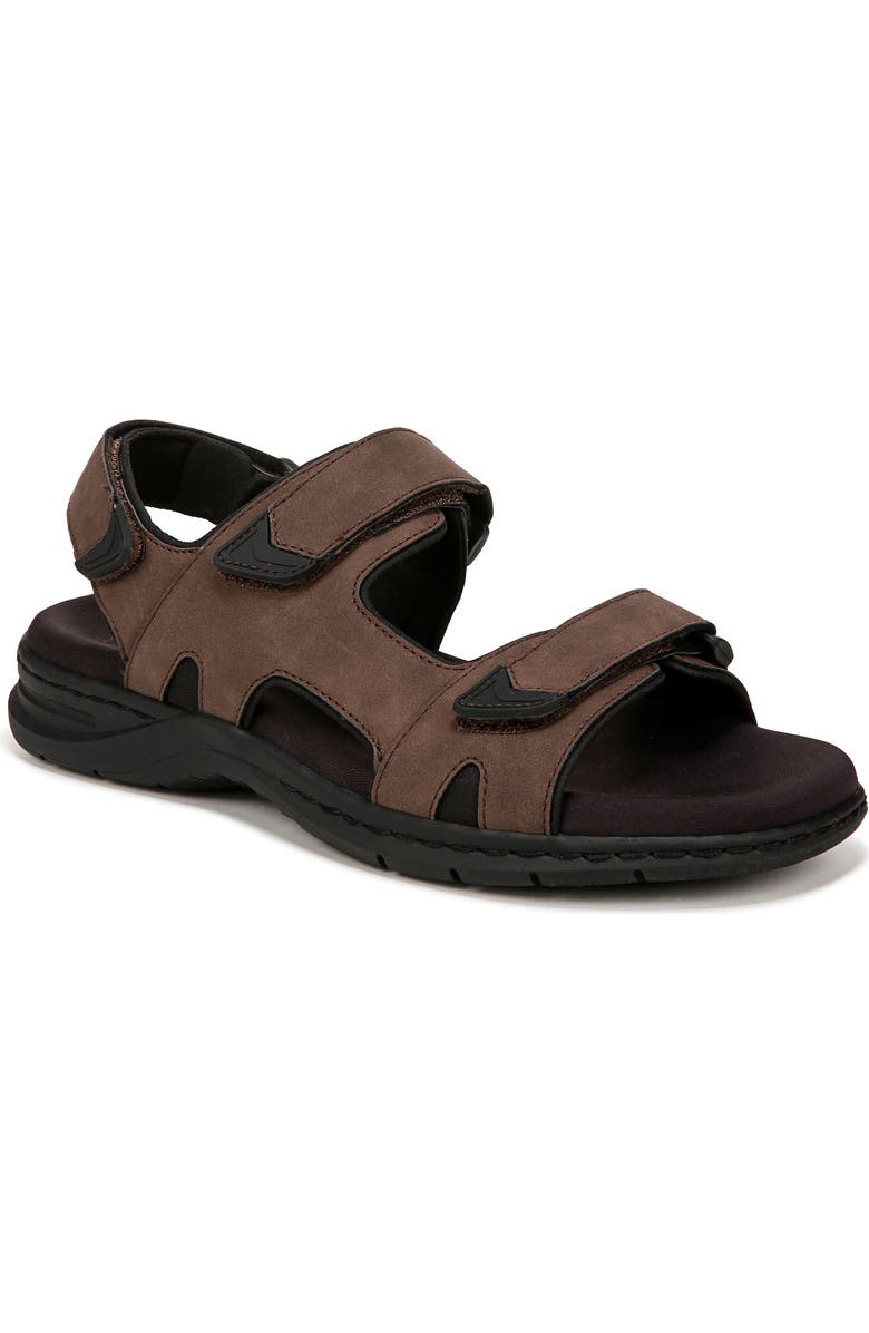 Dr. Scholl's Granger Sandal, Main, color, Dark Brown