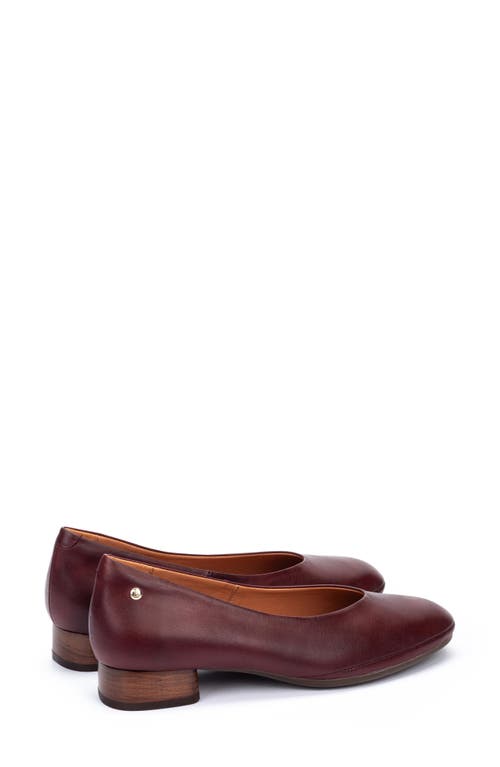 Pikolinos Ubeda Pump In Burgundy