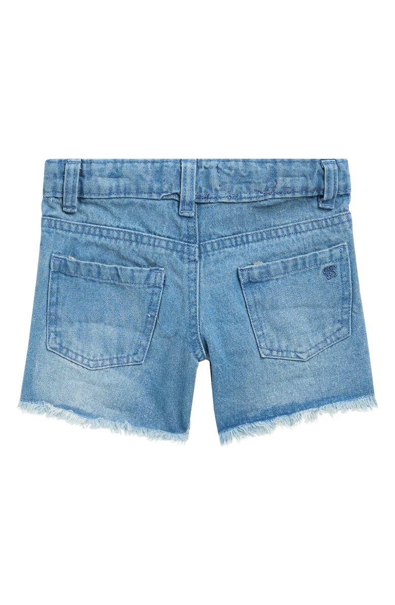 Jessica Simpson Kids' Graphic T-Shirt & Denim Shorts Set, Alternate, color, Pistachio