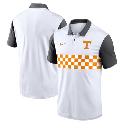 Men's Nike White Tennessee Volunteers Campus Pattern Vapor Performance Polo