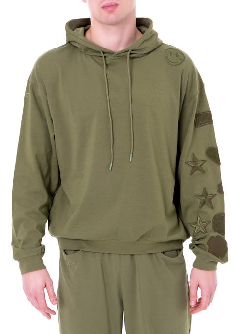 Menswear Patches Hoodie