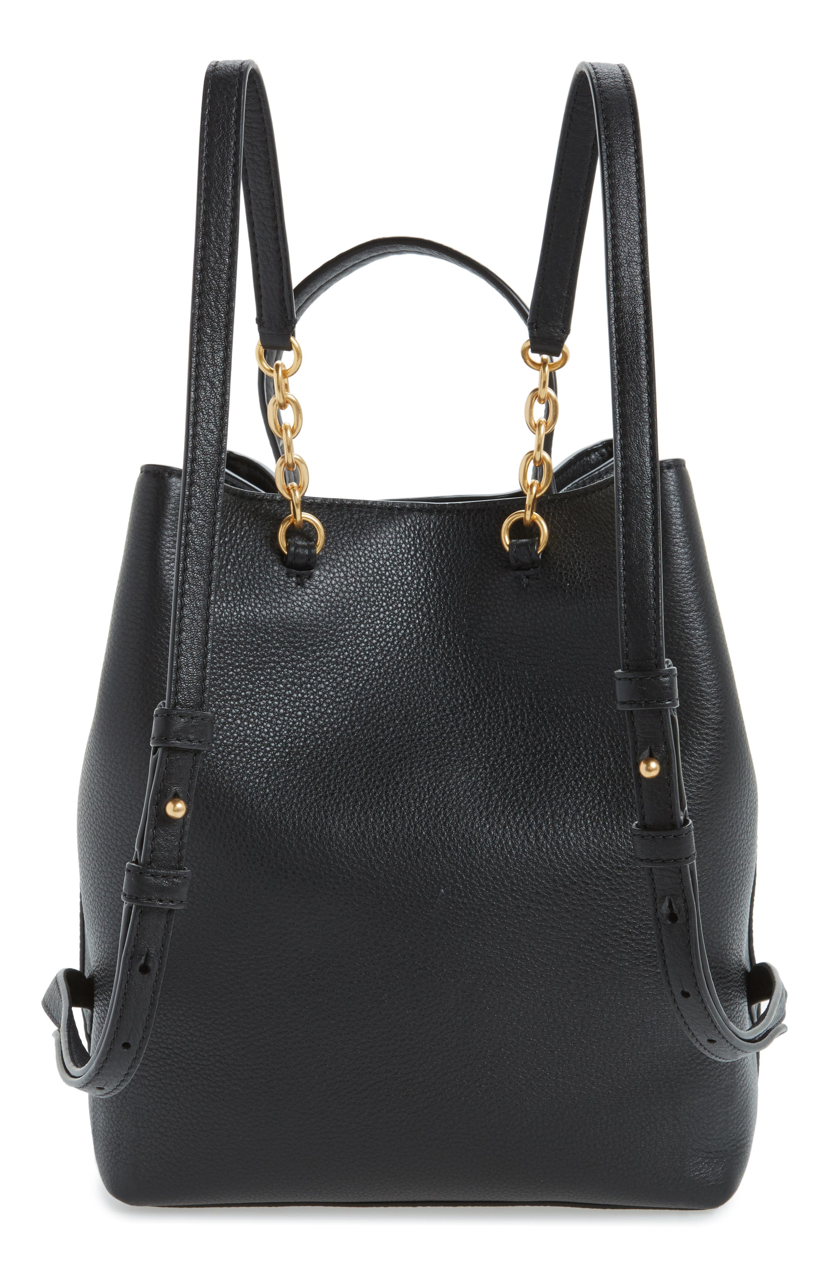 Tory Burch Georgia Leather Backpack, Alternate, color, 