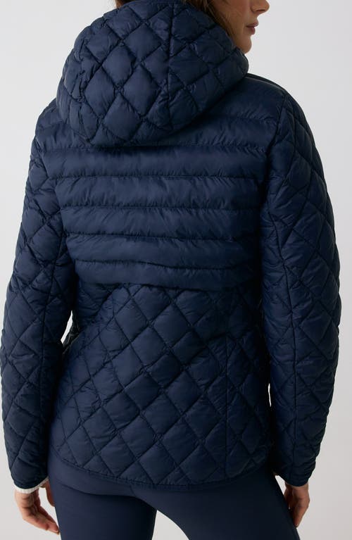 Lole The Base Packable Insulated Hooded Jacket In Blue