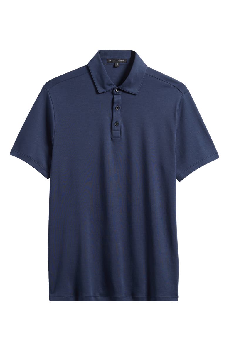 Robert Barakett Georgia Short Sleeve Pima Cotton Polo, Alternate, color, Blue Night