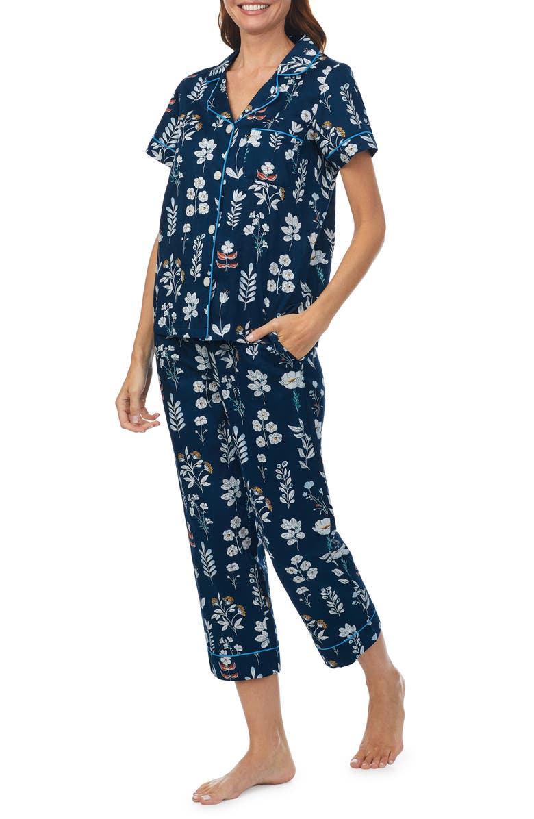 BedHead Pajamas Classic Organic Cotton Crop Pajamas, Alternate, color, 